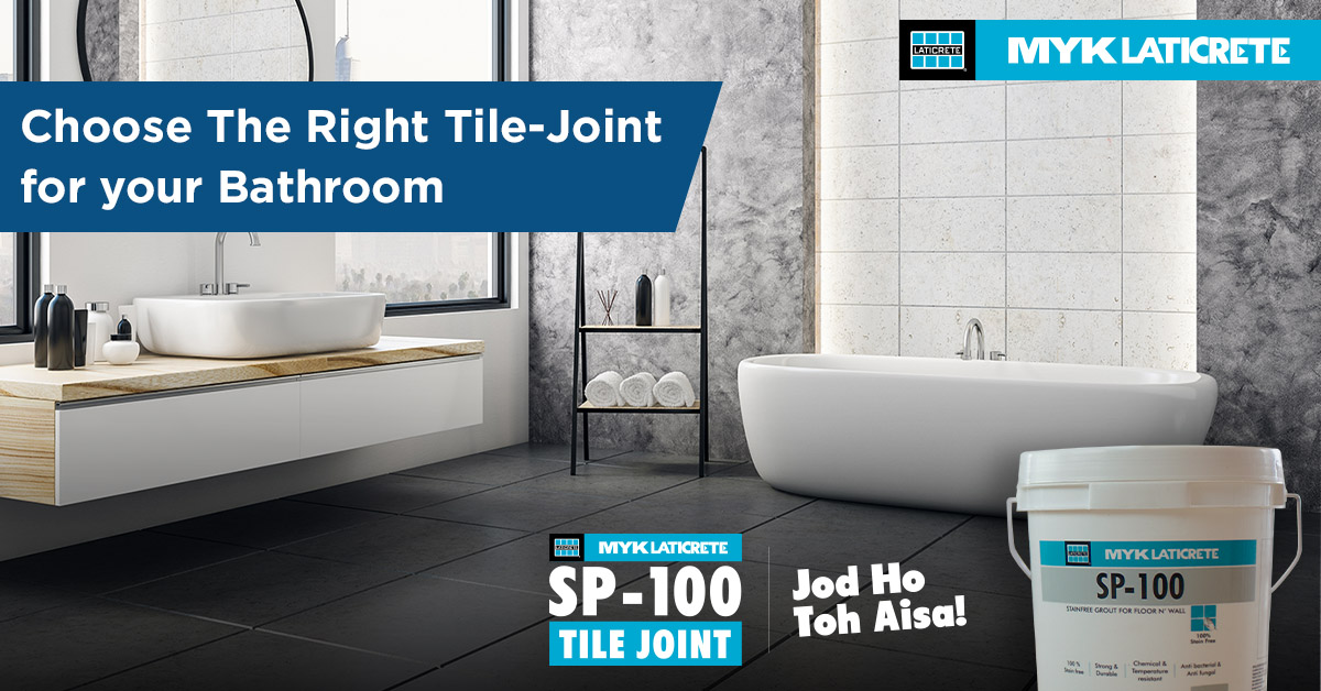 MYK LATICRETE SP-100 Tile Joint for Bathroom tiles
