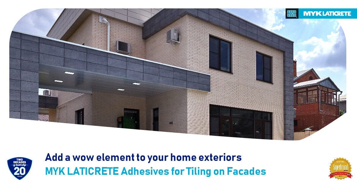 Adorn the façade of your home exterior with Tiles & Stone cladding